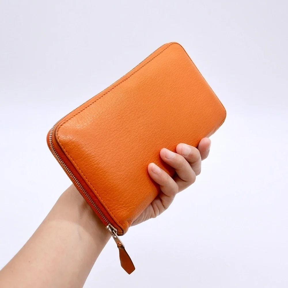 🍓HERMES Azap All Leather Wallet